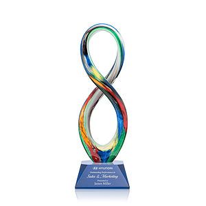 Duarte Award on Sheffield Base - Blue
