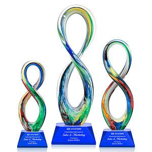 Duarte Award on Sheffield Base - Blue