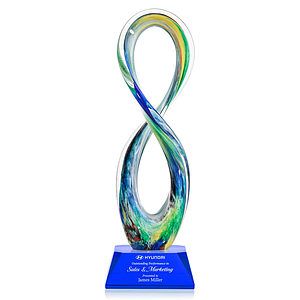 Duarte Award on Sheffield Base - Blue