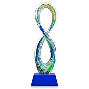Duarte Award on Sheffield Base - Blue