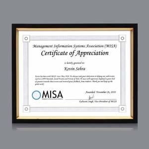 Gilda Certificate Frame 
