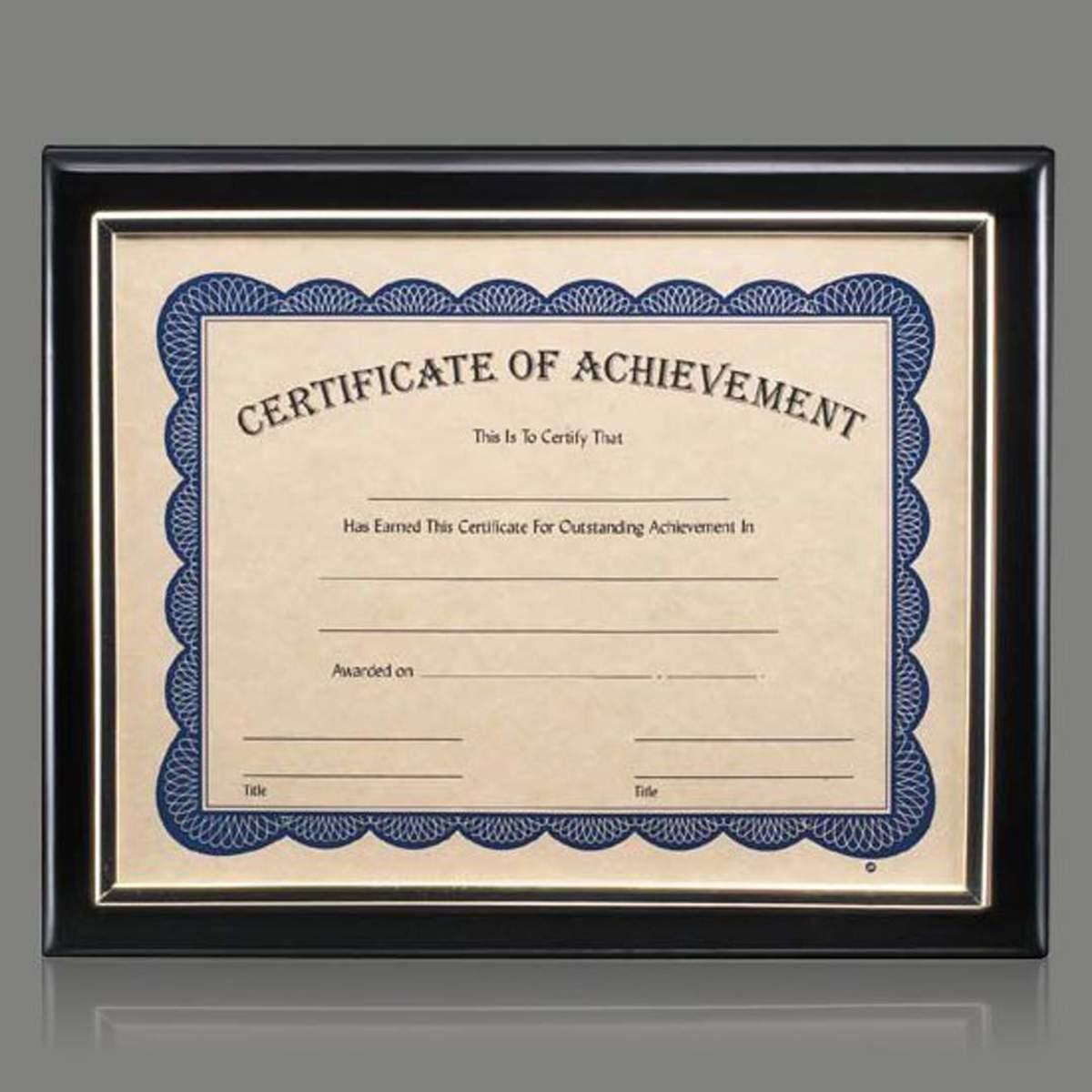 Oakleigh Certificate Holder - Black