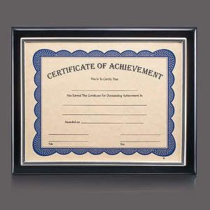 Oakleigh Certificate Holder - Black
