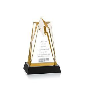 Rosina Star Award On Base - Gold