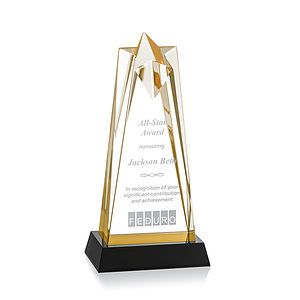 Rosina Star Award On Base - Gold