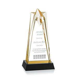 Rosina Star Award On Base - Gold