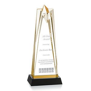 Rosina Star Award On Base - Gold