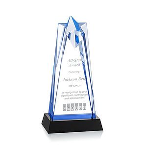 Rosina Star Award on Base - Blue