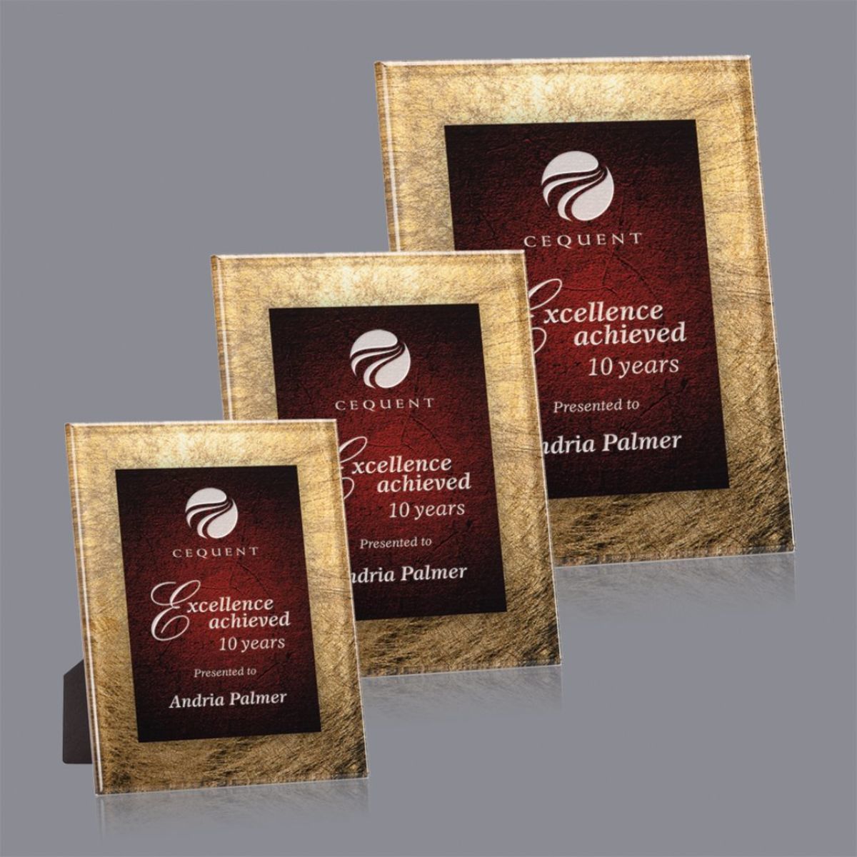 Hereford Award - Gold/Burgundy