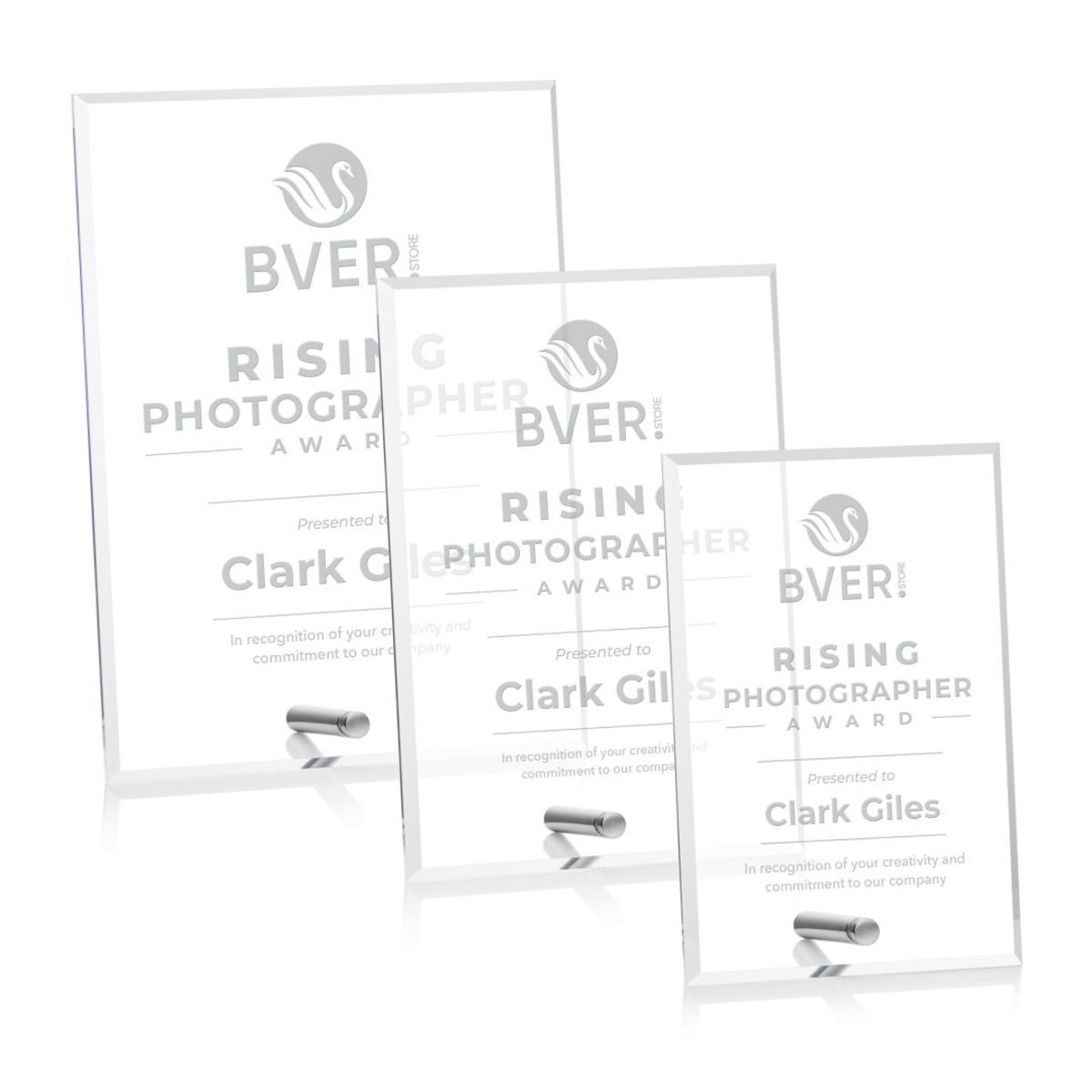 Polaris Rectangle (V) Award - Silver