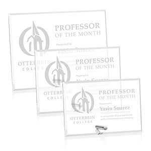Polaris Rectangle (H) Award - Silver