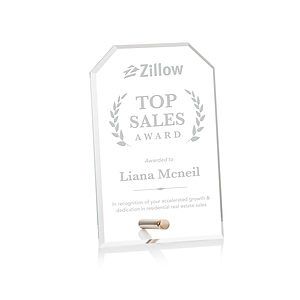 Polaris Clipped Rectangle Award - Gold