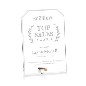 Polaris Clipped Rectangle Award - Gold