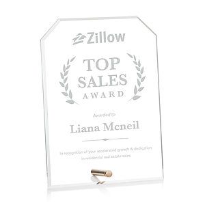 Polaris Clipped Rectangle Award - Gold