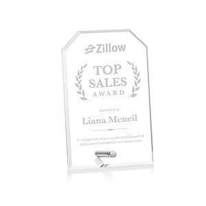 Polaris Clipped Rectangle Award - Silver