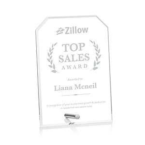 Polaris Clipped Rectangle Award - Silver