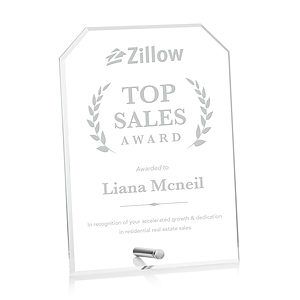 Polaris Clipped Rectangle Award - Silver