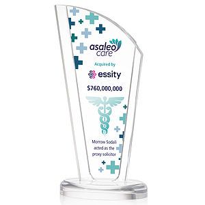 Bridgewood VividPrint™ Award - Clear