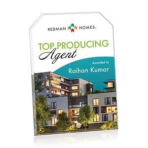 Polaris Clipped Rectangle VividPrint™ Award - Gold