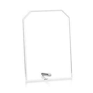 Polaris Clipped Rectangle VividPrint™ Award - Silver