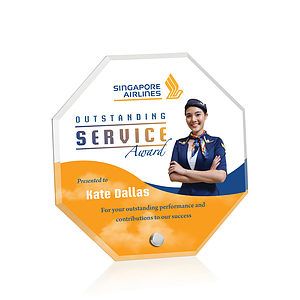 Polaris Octagon VividPrint™ Award - Silver