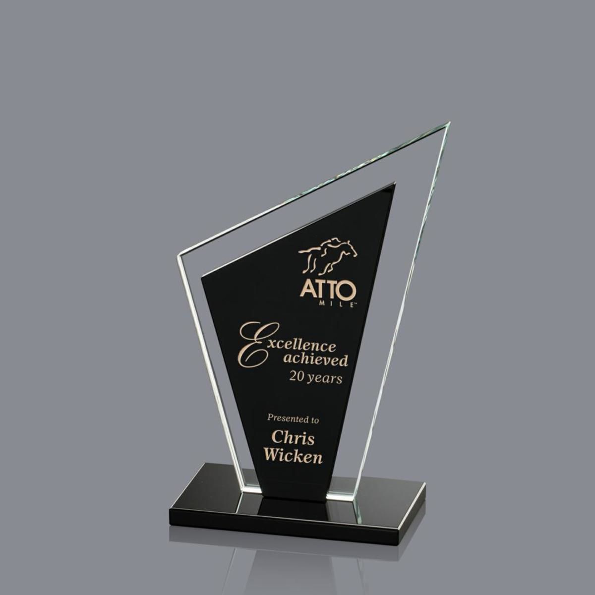 Promotional Milton award black Personalized With Your Custom Logo