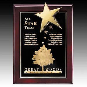 Rising Star - Rosewood/Gold