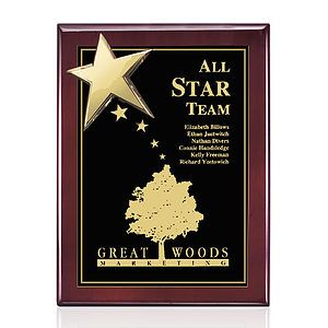 Rising Star - Rosewood/Gold