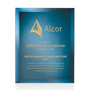 Mirror Plaque - Blue