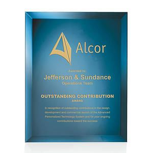 Mirror Plaque - Blue
