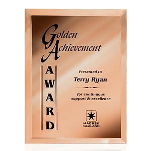 Mirror Plaque - Gold