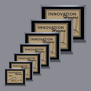 Avonlea/Everett Plaque - Black/Gold