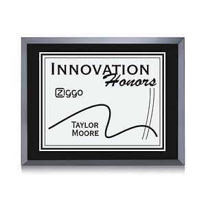 Avonlea/Everett Plaque - Black/Silver