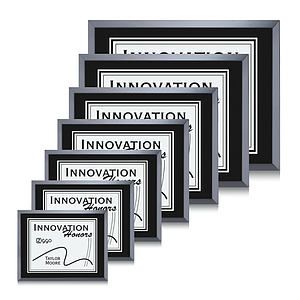 Avonlea/Everett Plaque - Black/Silver