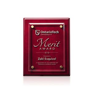 Caledon Plaque - Rosewood/Gold