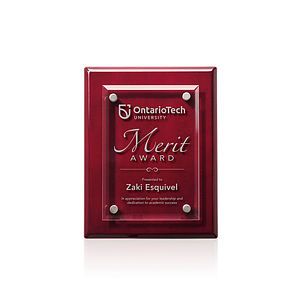 Caledon Plaque - Rosewood/Silver