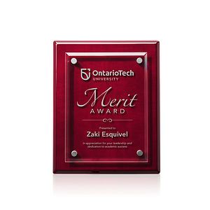 Caledon Plaque - Rosewood/Silver
