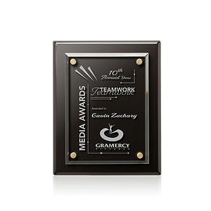 Caledon Plaque - Black/Gold