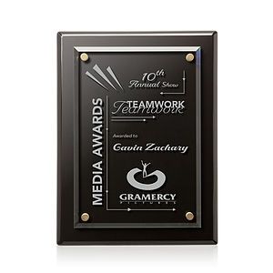 Caledon Plaque - Black/Gold