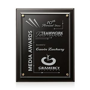 Caledon Plaque - Black/Gold