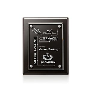 Caledon Plaque - Black/Silver