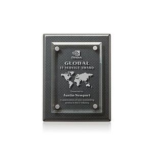Caledon Plaque - Carbon Fibre/Silver