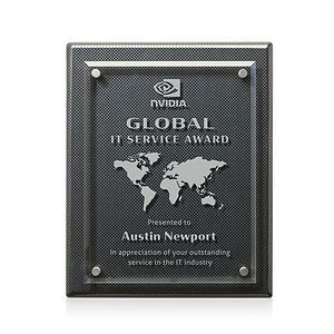 Caledon Plaque - Carbon Fibre/Silver