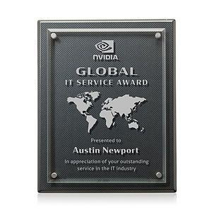 Caledon Plaque - Carbon Fibre/Silver