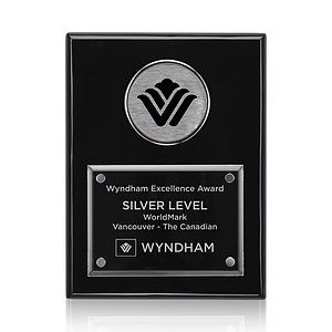 Jansenn Plaque - Black/Chrome