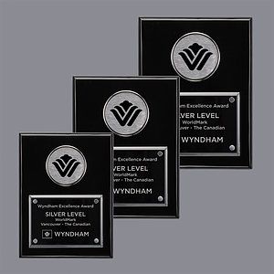 Jansenn Plaque - Black/Chrome