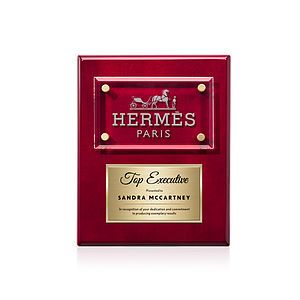 Gossamer Plaque - Rosewood/Gold
