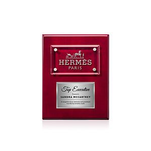 Gossamer Plaque - Rosewood/Silver