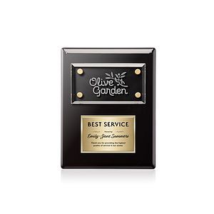 Gossamer Plaque - Black/Gold