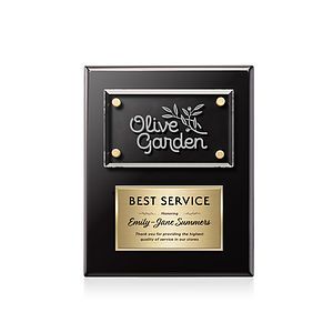 Gossamer Plaque - Black/Gold